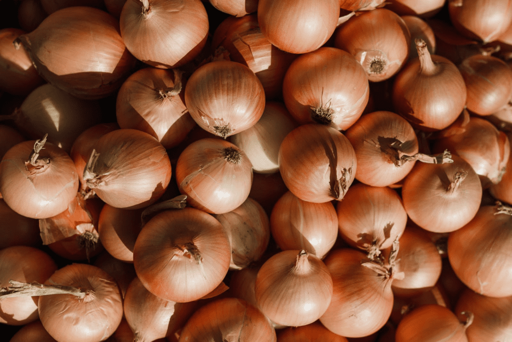 onions, the top 10 best vegetables to grow in the UK